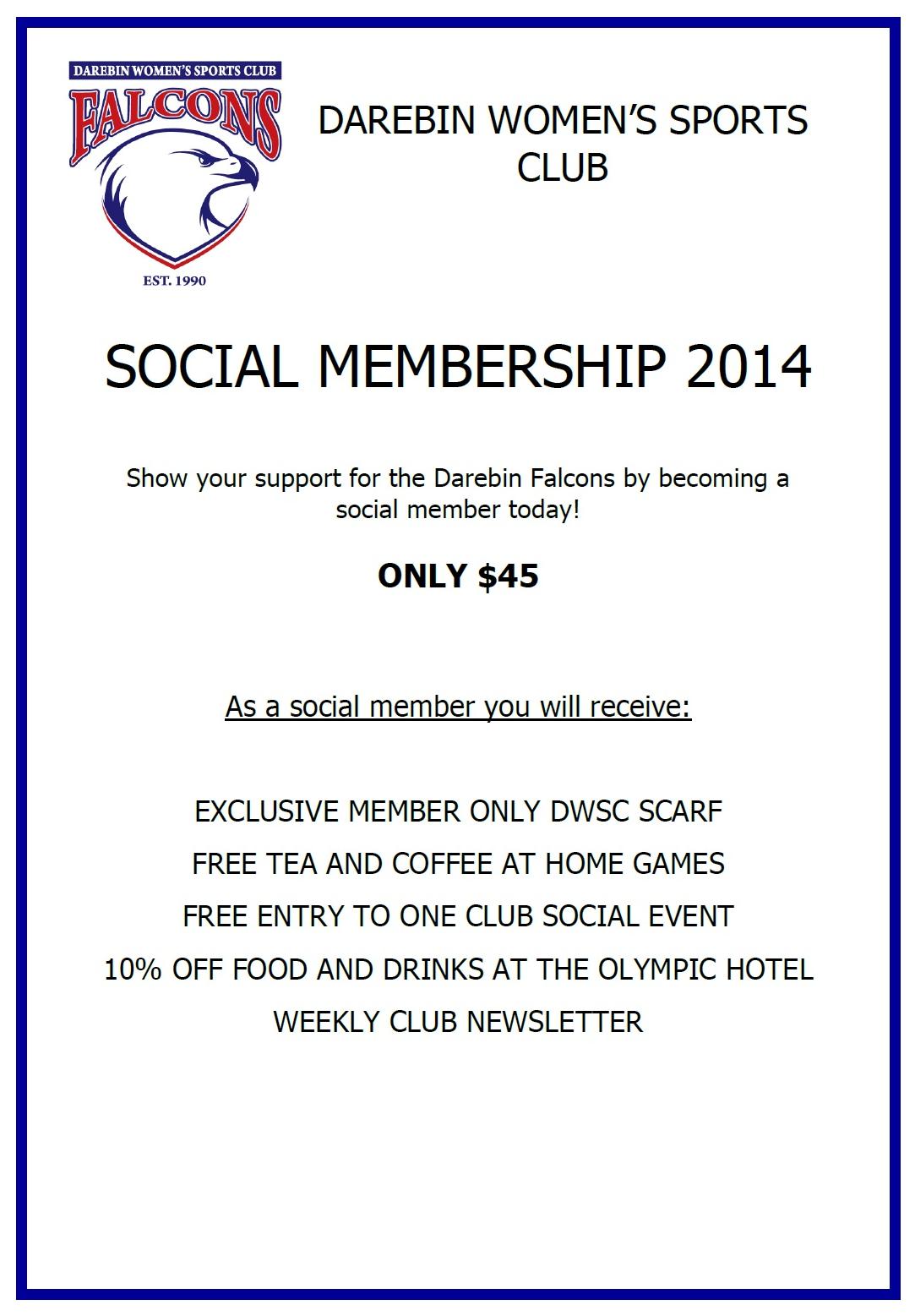 web social membership ad