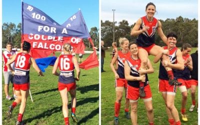 Milestones for two Falcon greats