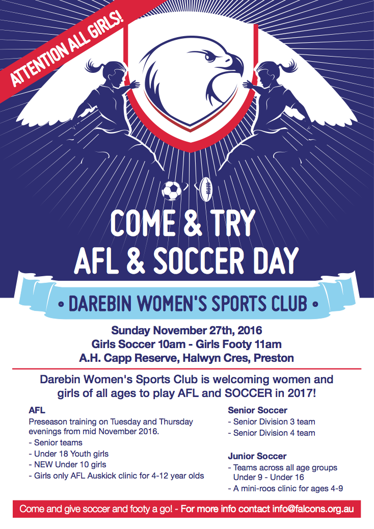 AFL & Soccer Come and Try Day