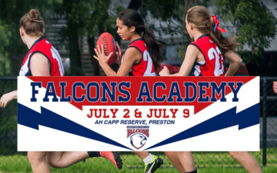 Darebin Falcons AFL Academy – July 2019