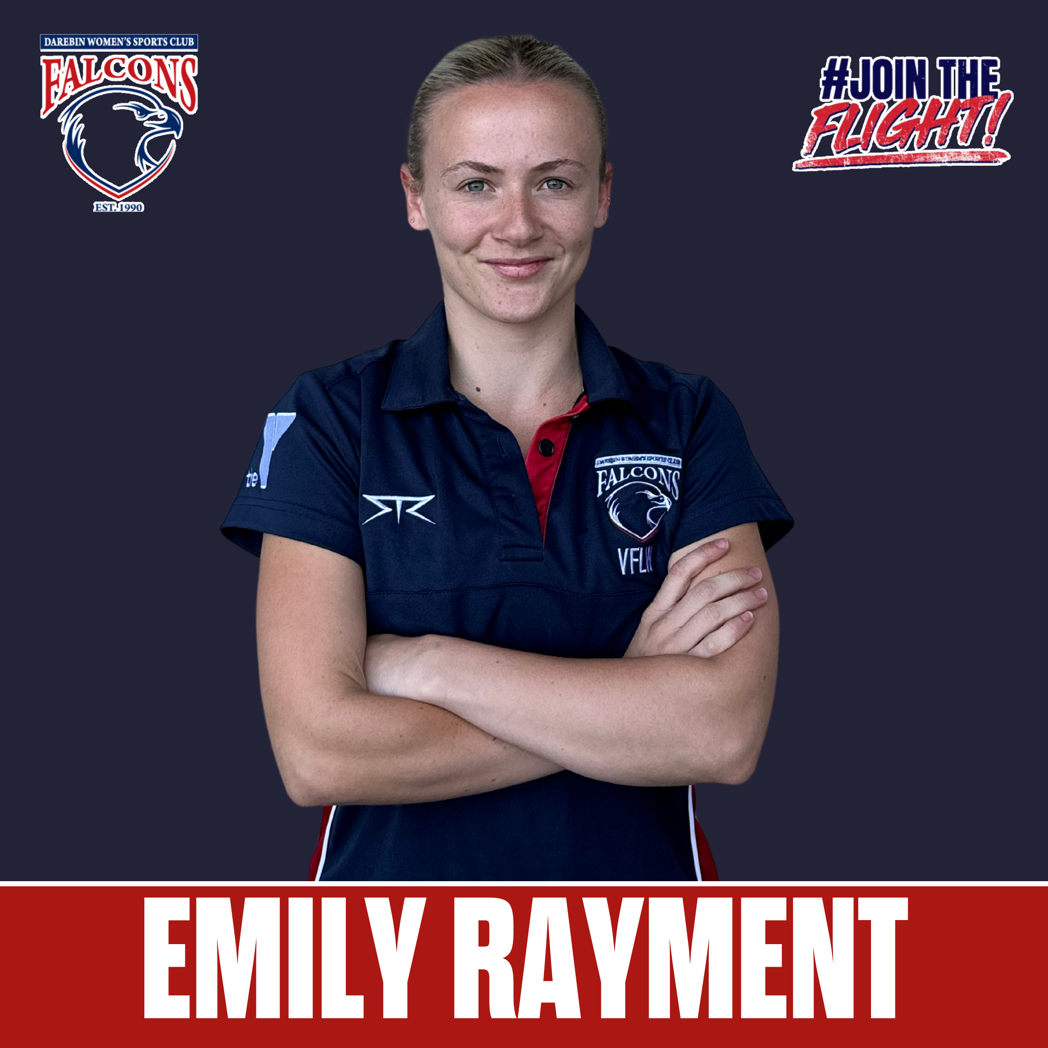 Darebin Falcons VFLW player - Emily Rayment