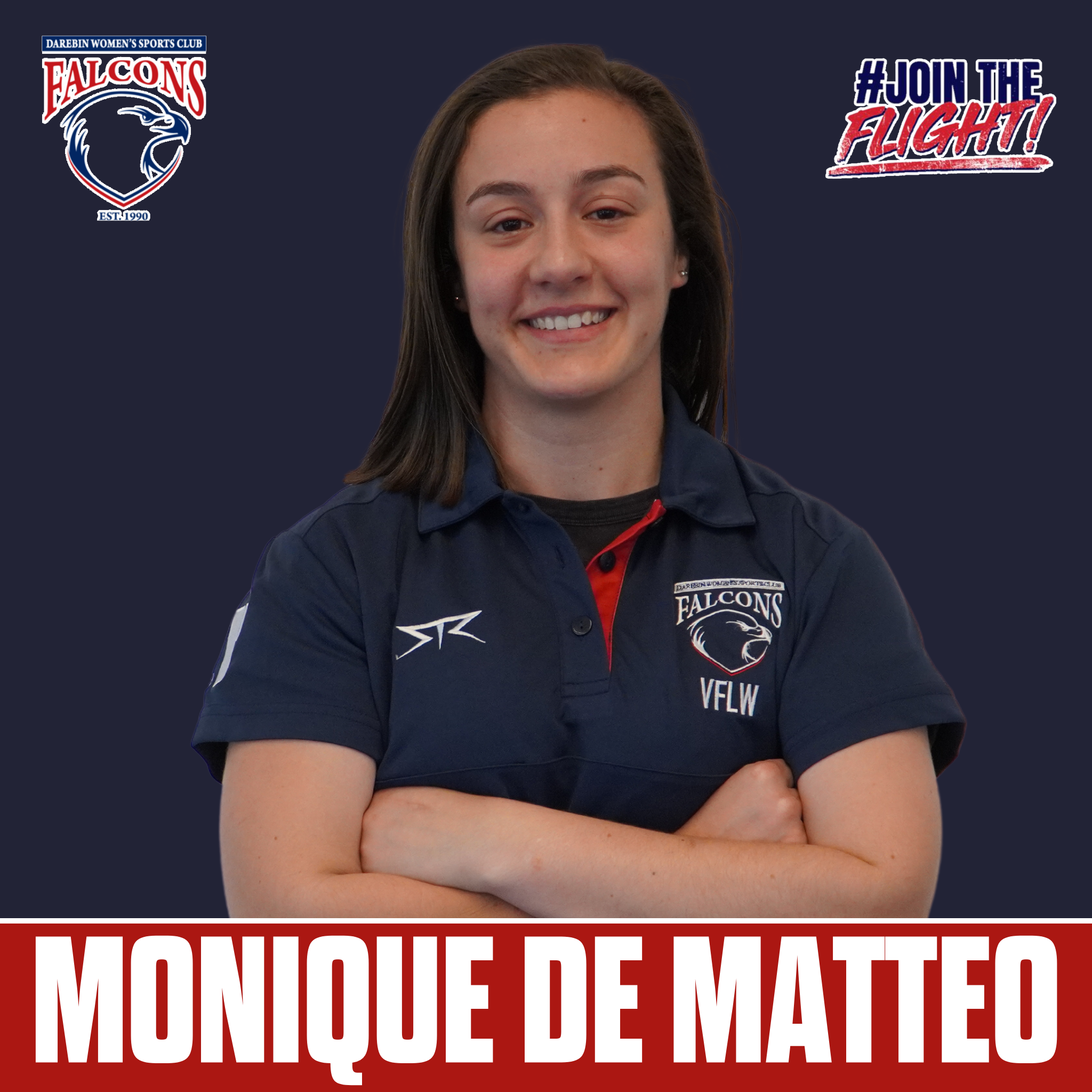 Falcons VFLW 2024 player Monique De Matteo