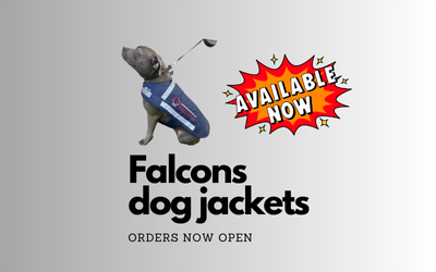 Get your dog a Falcons jacket!