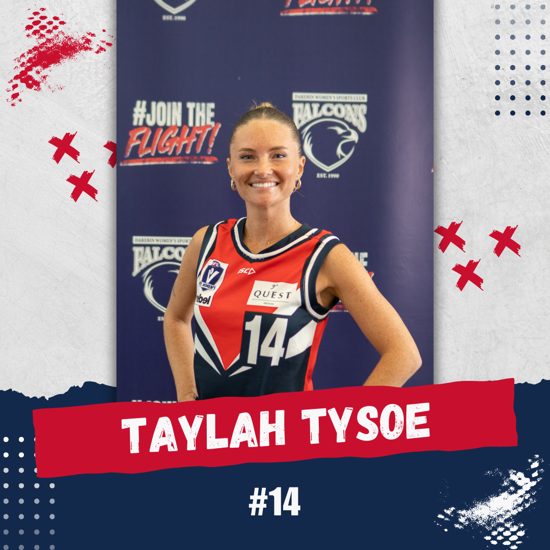 2025 VFLW Falcons - #14 TAYLAH TYSOE