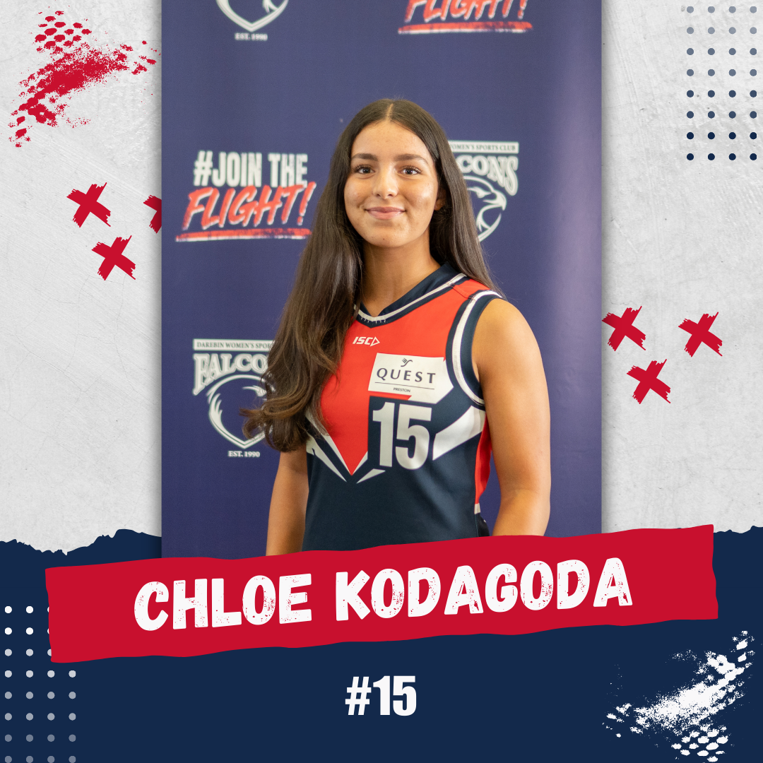 2025 VFLW Falcons - #15 CHLOE KODAGODA