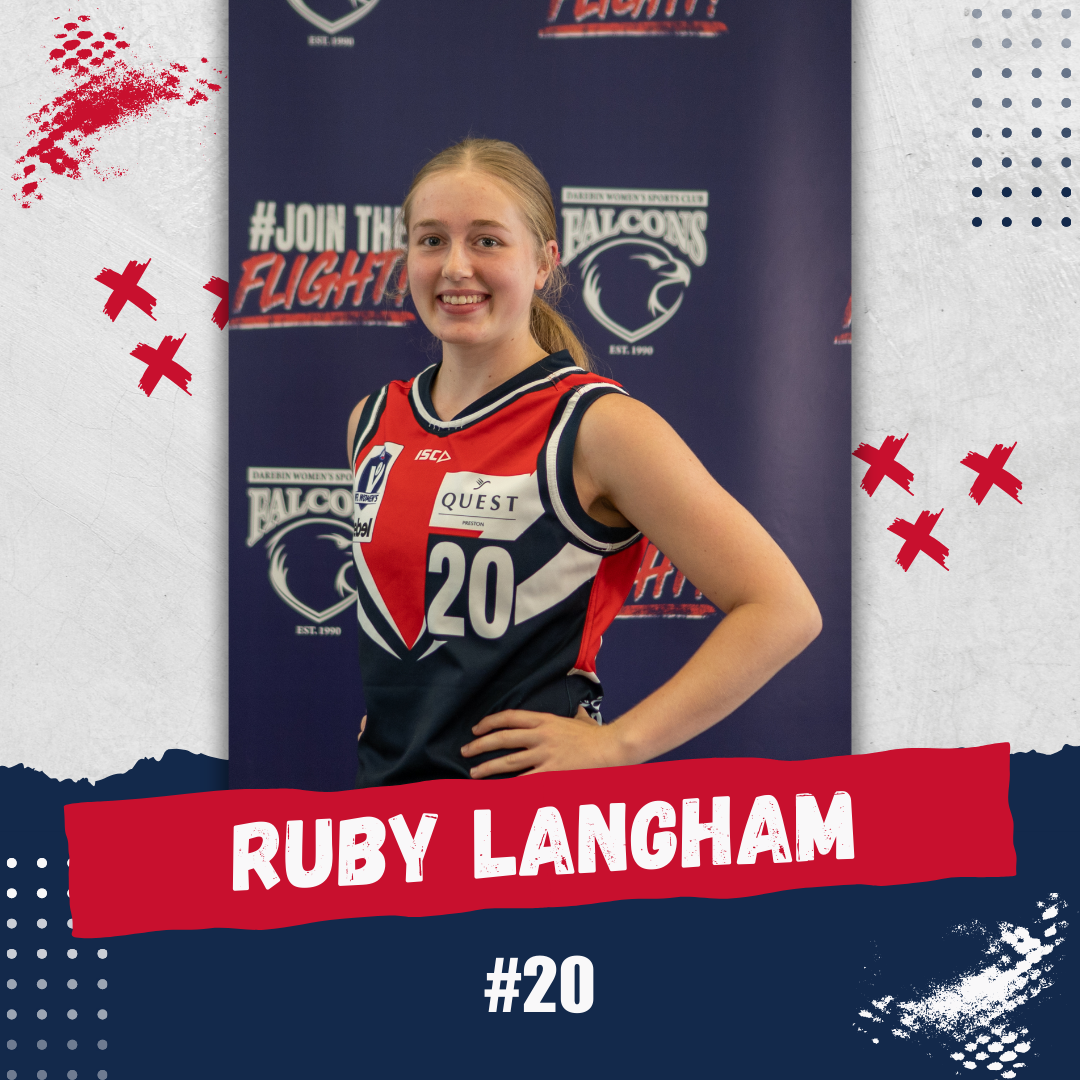 2025 VFLW Falcons - #20 RUBY LANGHAM