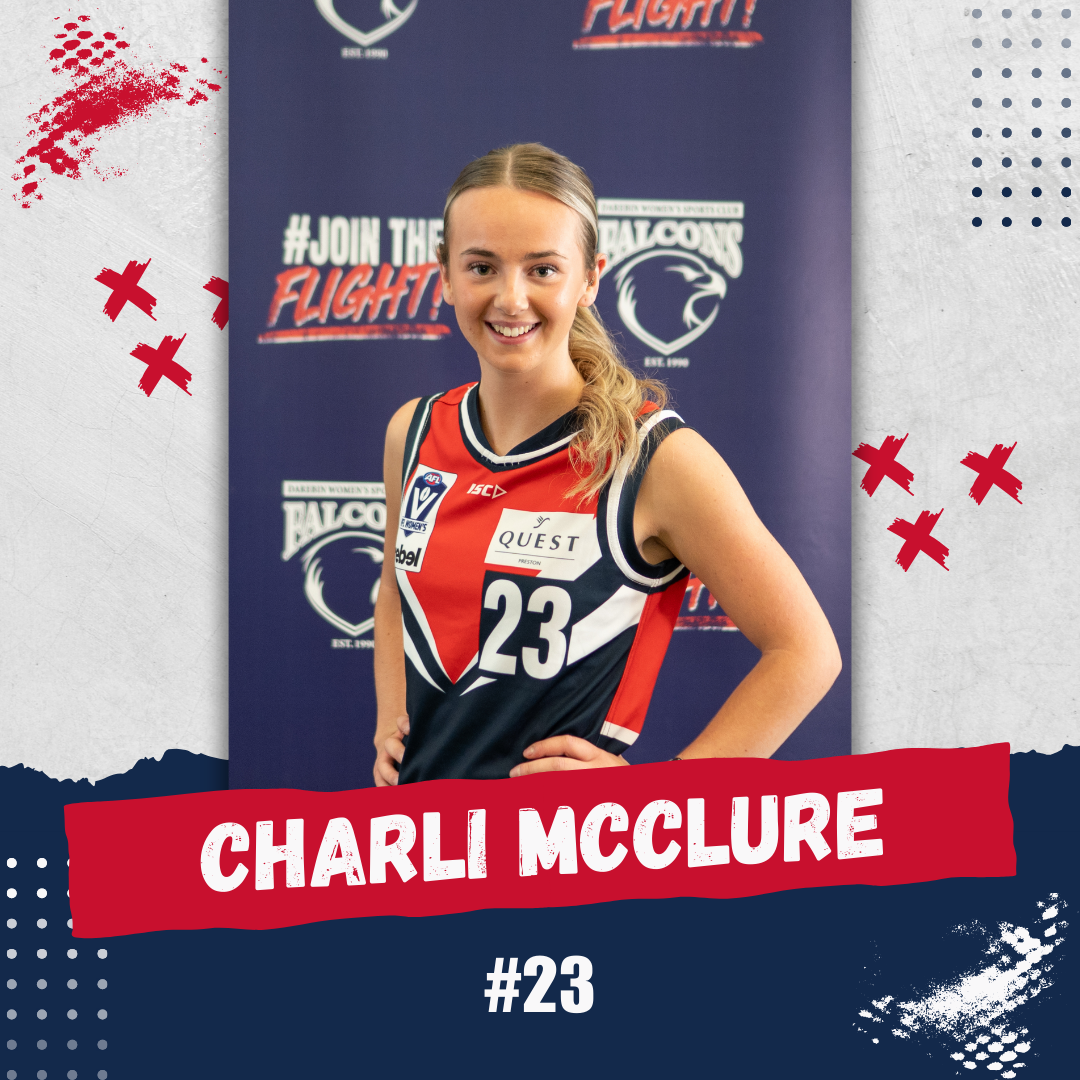 2025 VFLW Falcons - #23 CHARLI MCCLURE 2025 VFLW Falcons - #23 CHARLI MCCLURE