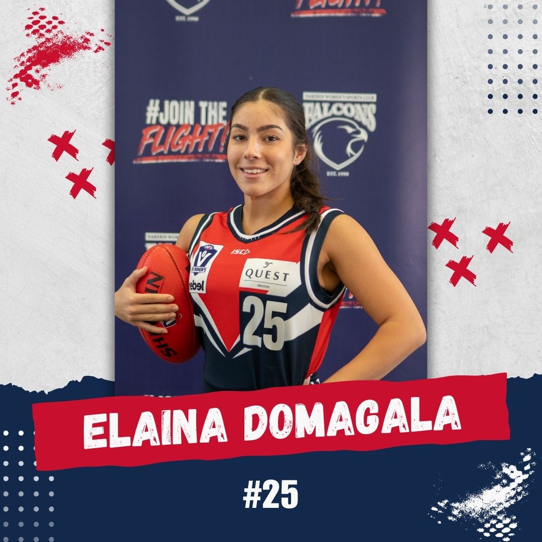 2025 VFLW Falcons - #25 ELAINA DOMAGALA 2025 VFLW Falcons - #25 ELAINA DOMAGALA