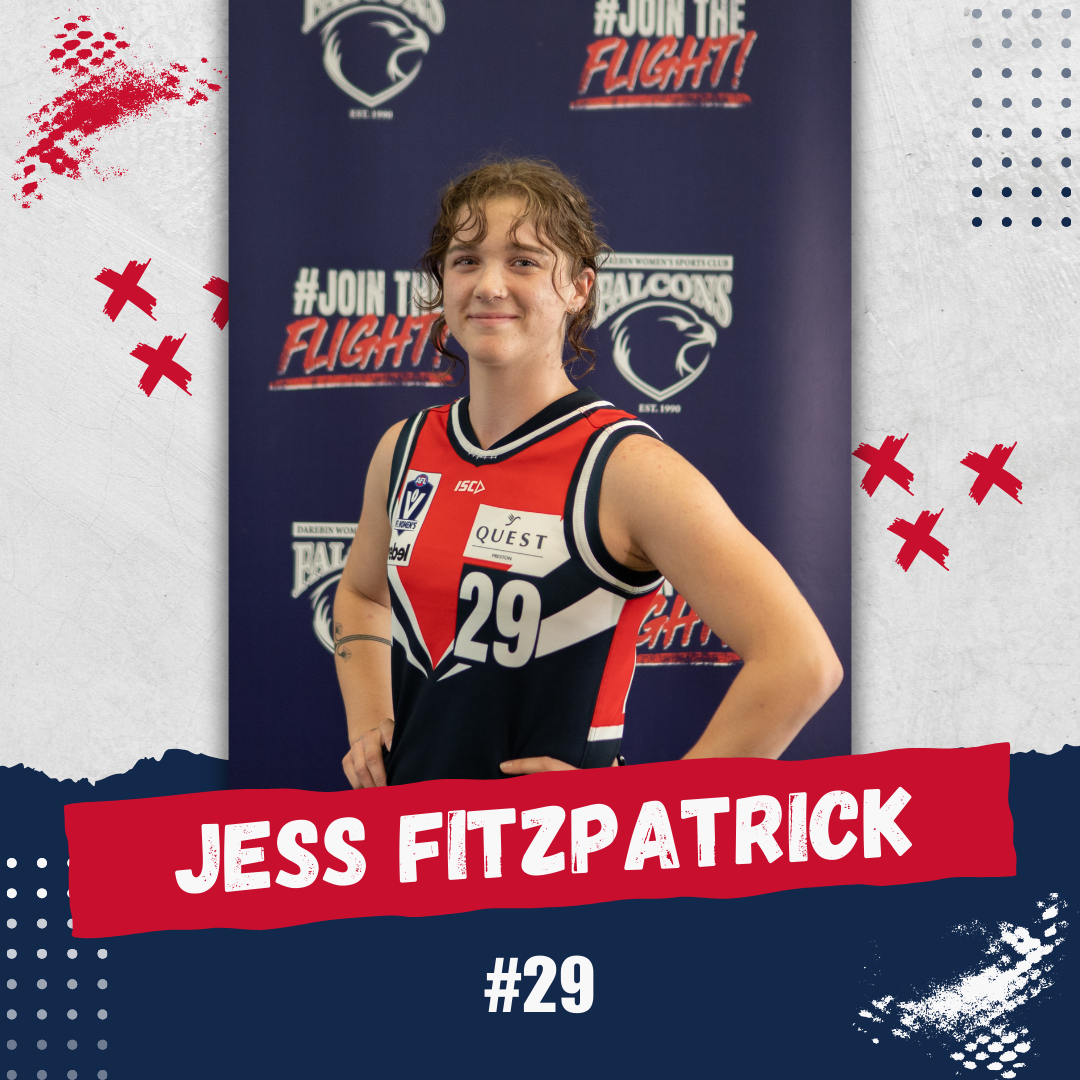 2025 VFLW Falcons - #29 JESS FITZPATRICK 2025 VFLW Falcons - #29 JESS FITZPATRICK
