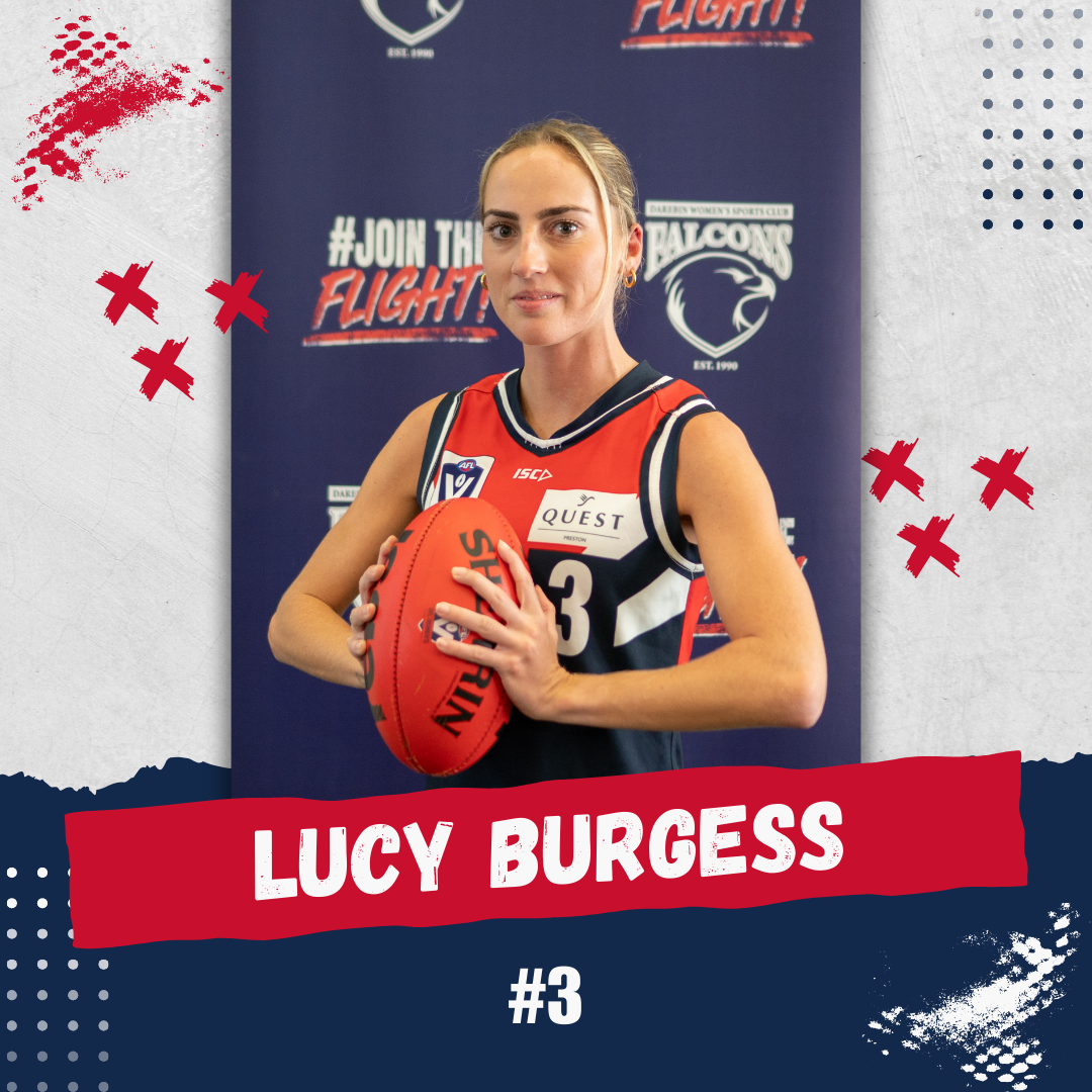 2025 VFLW Falcons - #3 LUCY BURGESS