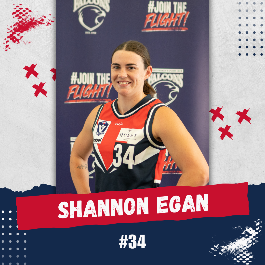 2025 VFLW Falcons - #34 SHANNON EGAN 2025 VFLW Falcons - #34 SHANNON EGAN