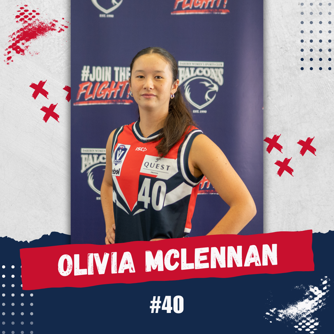 2025 VFLW Falcons - #40 OLIVIA MCLENNAN 2025 VFLW Falcons - #40 OLIVIA MCLENNAN