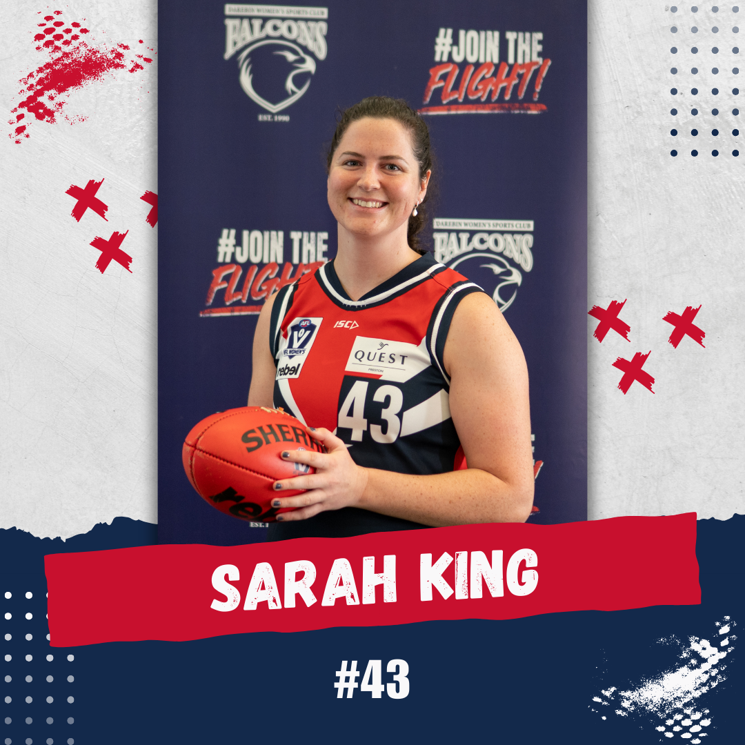 2025 VFLW Falcons - #43 SARAH KING 2025 VFLW Falcons - #43 SARAH KING