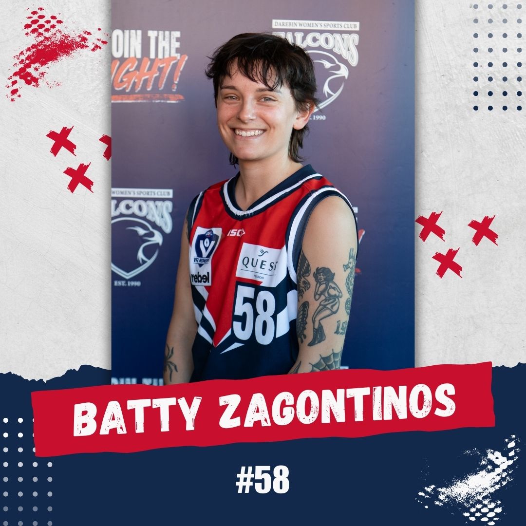 2025 VFLW Falcons - #58 BATTY ZAGONTINOS 2025 VFLW Falcons - #58 BATTY ZAGONTINOS