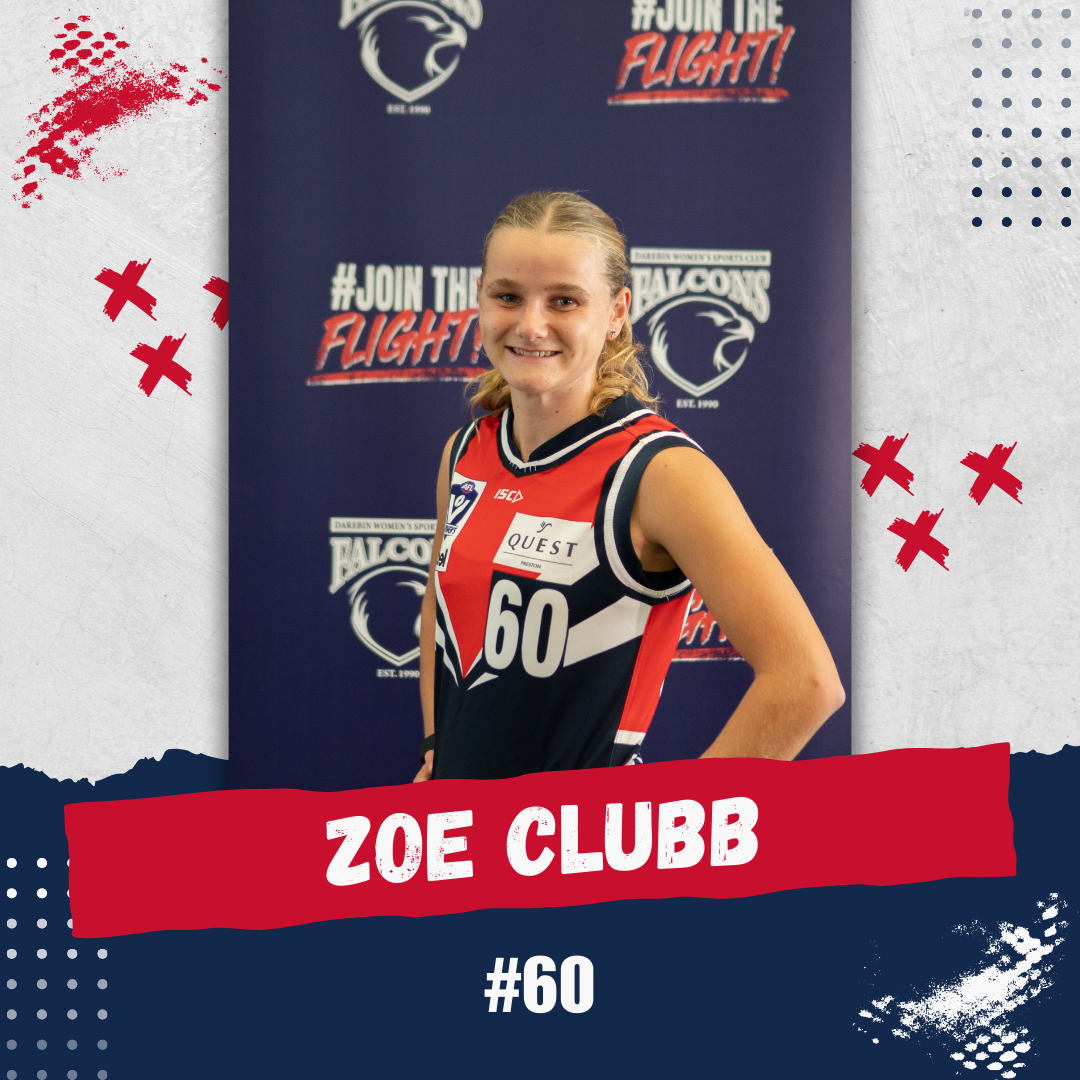 2025 VFLW Falcons - #60 ZOE CLUBB 2025 VFLW Falcons - #60 ZOE CLUBB