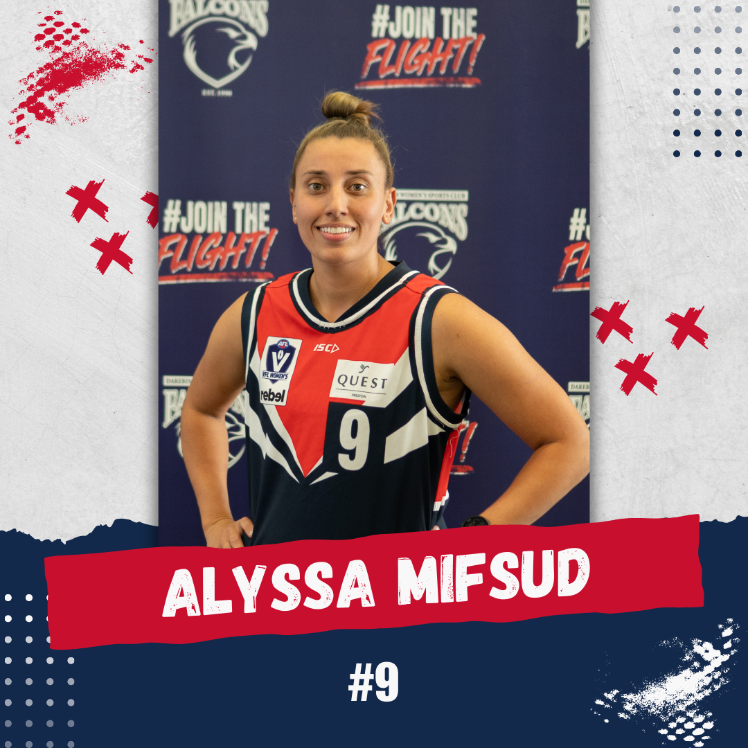 2025 VFLW Falcons - #9 ALYSSA MIFSUD