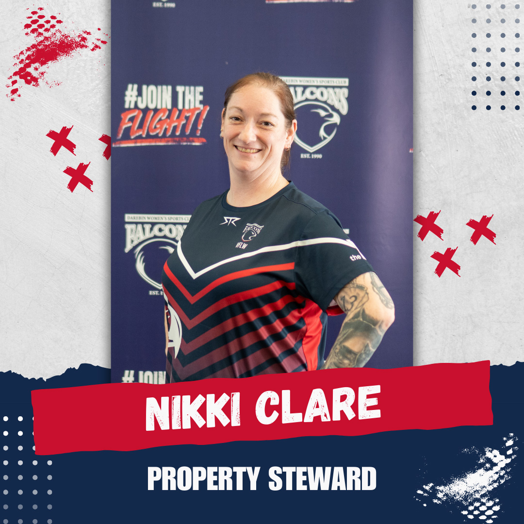 2025 VFLW Falcons - NIKKI CLARE - 1 2025 VFLW Falcons - NIKKI CLARE