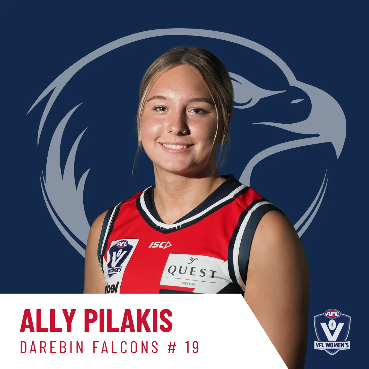 Ally Pilakis - Darebin Falcons VFLW #19