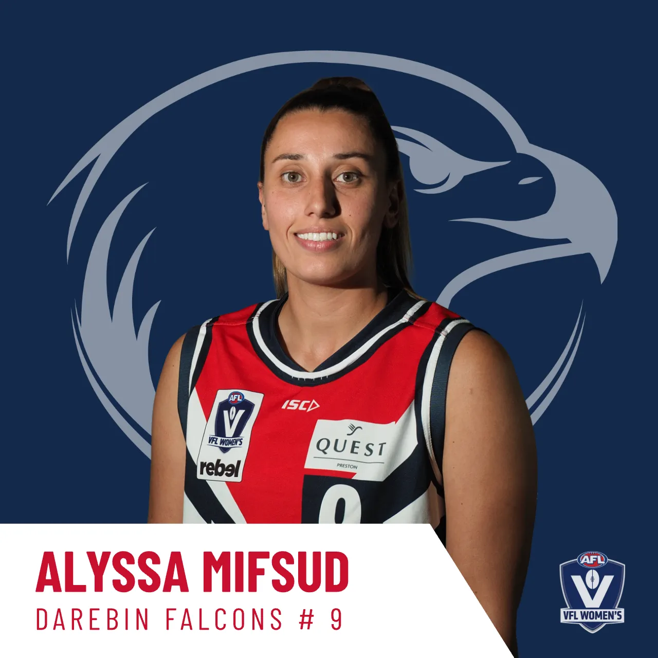 Alyssa Mifsud - Darebin Falcons VFLW #9