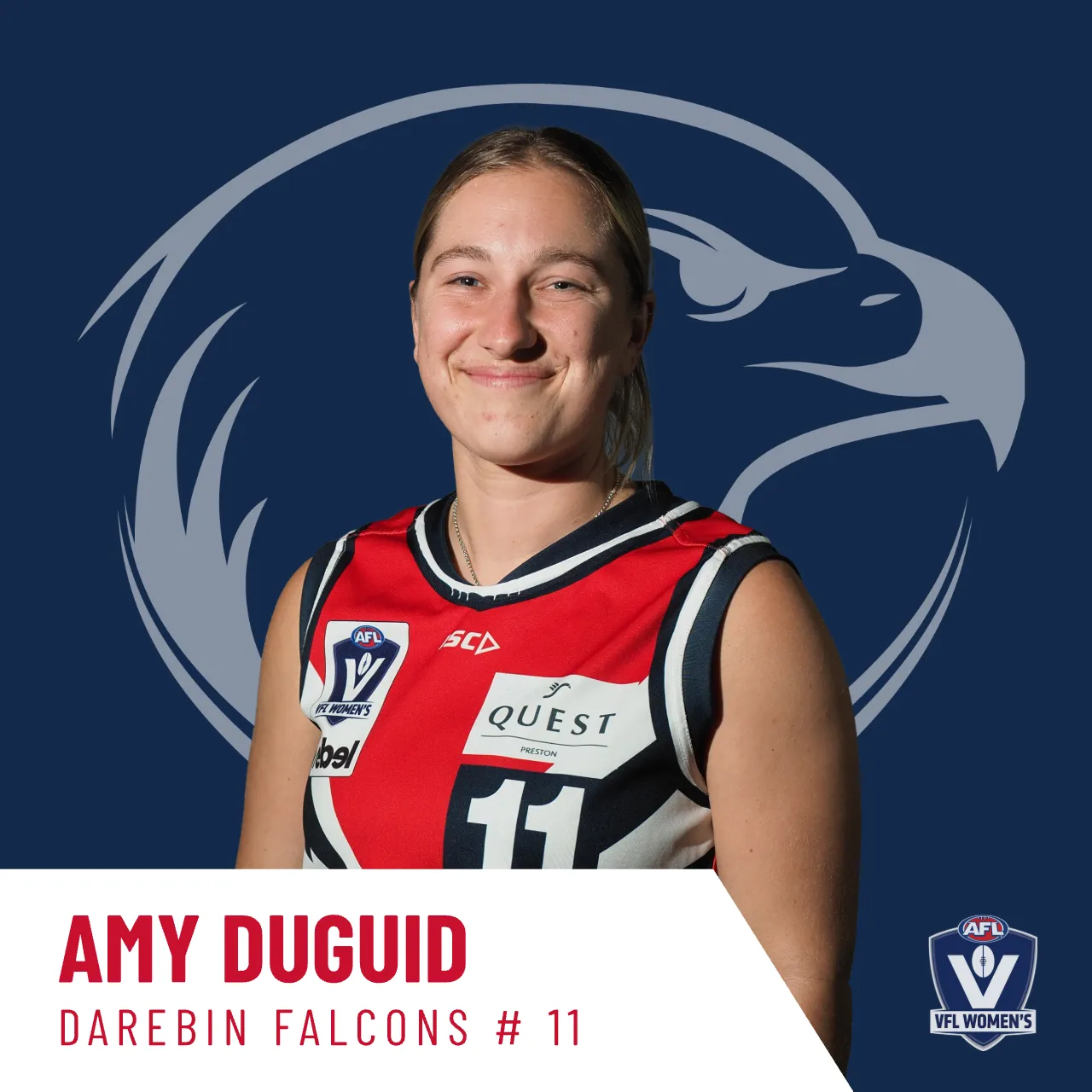 Amy Duguid - Darebin Falcons VFLW #11