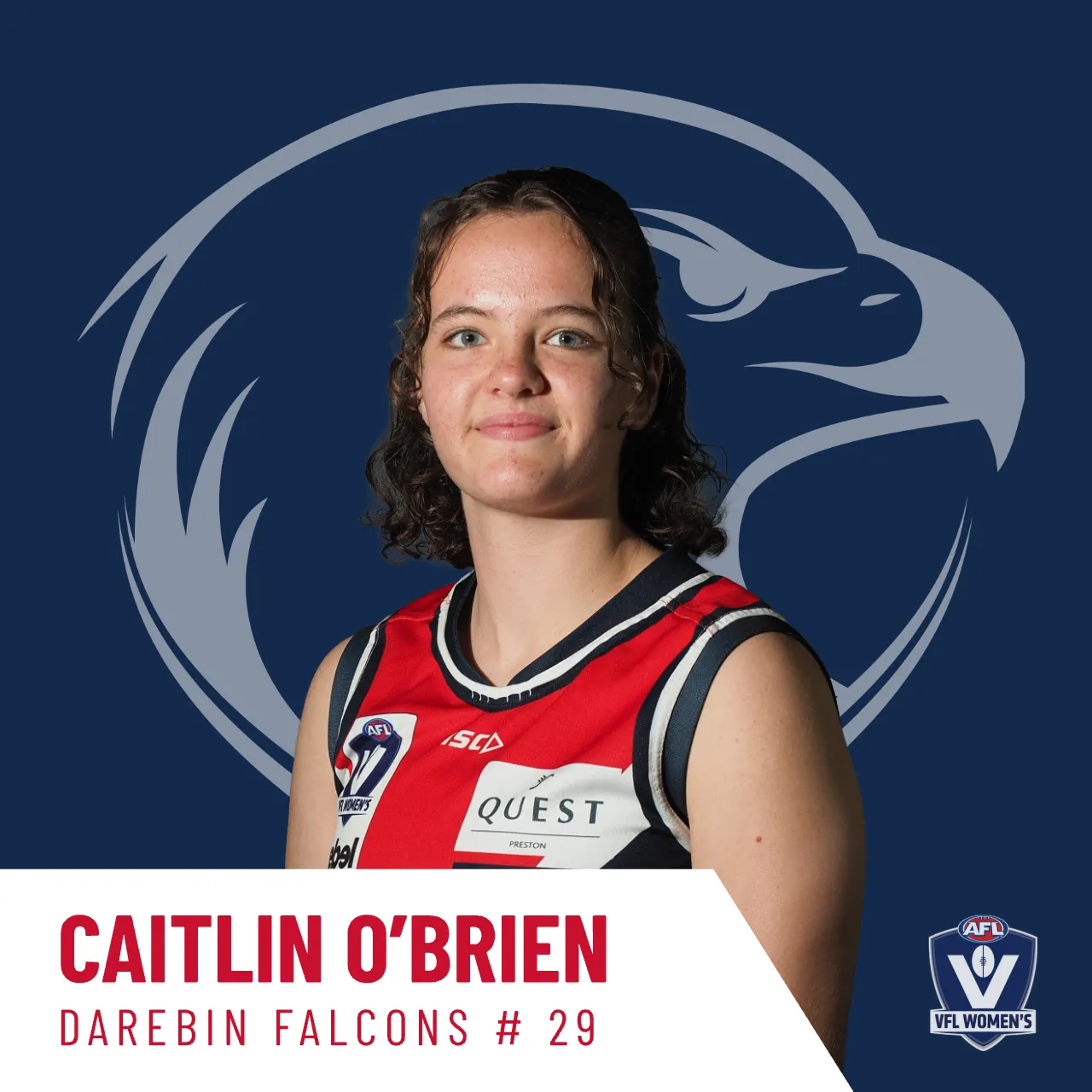 Caitlin O'Brien - Darebin Falcons VFLW #29