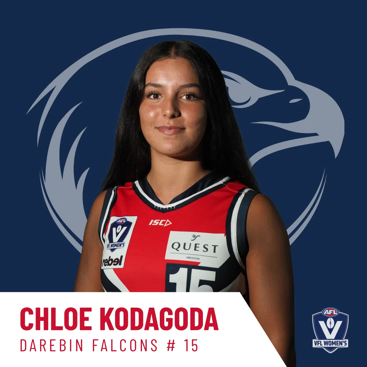 Chloe Kodagoda - Darebin Falcons VFLW #15