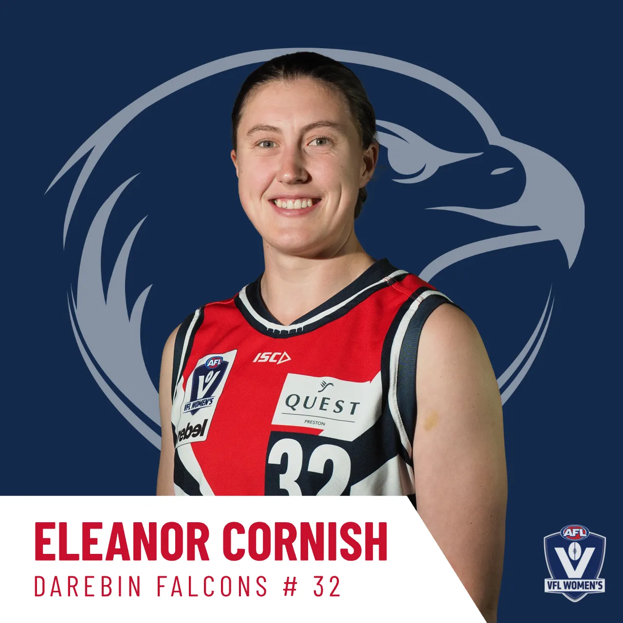 Eleanor Cornish - Darebin Falcons VFLW #32