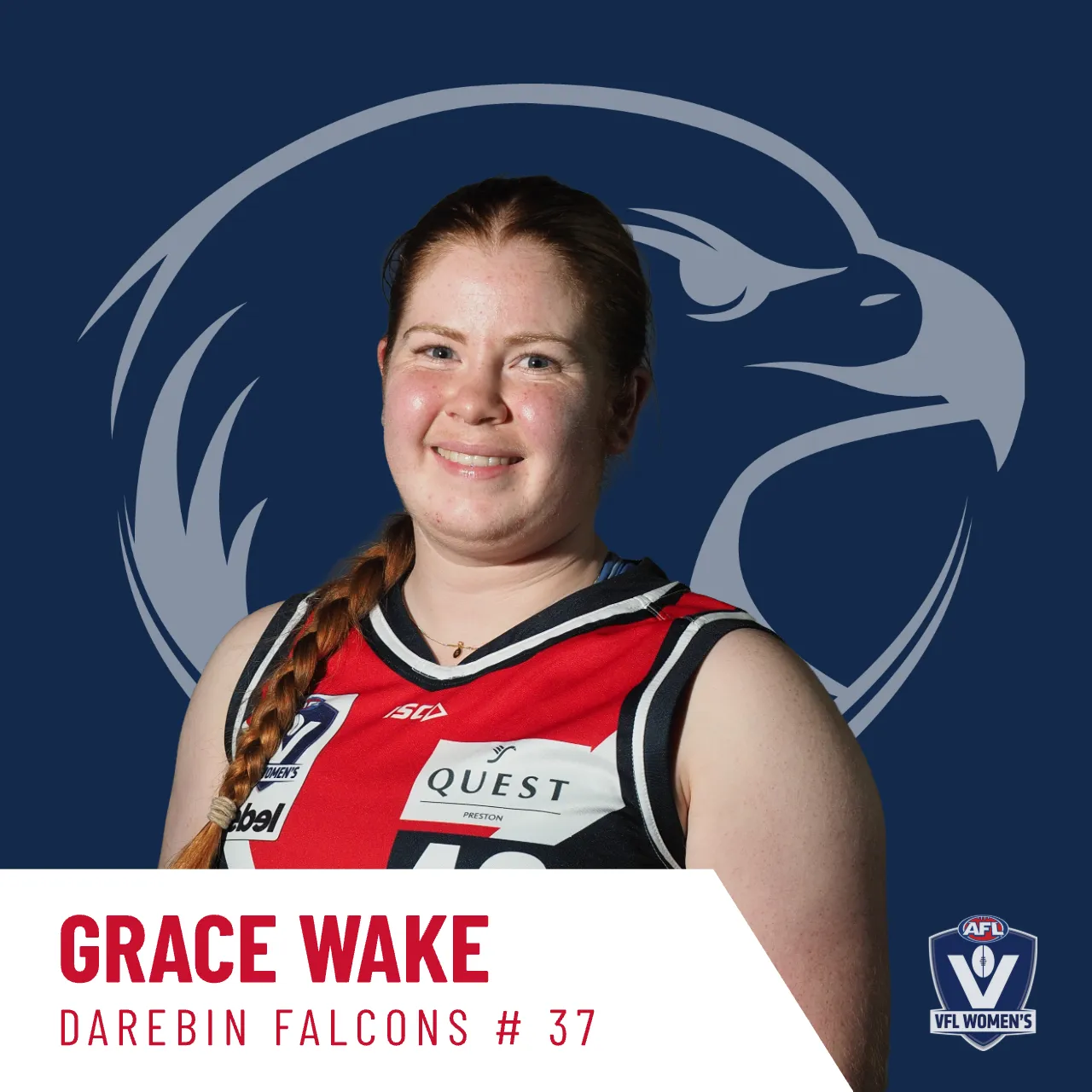 Grace Wake - Darebin Falcons VFLW #37