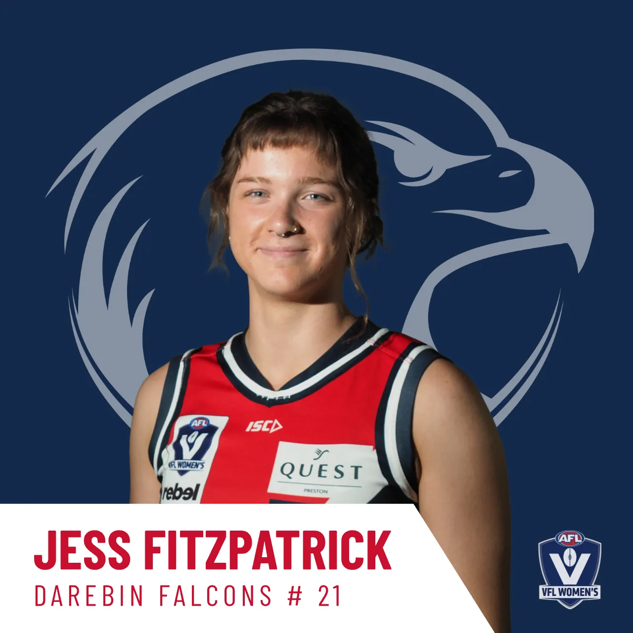 Jess Fitzpatrick - Darebin Falcons VFLW #21