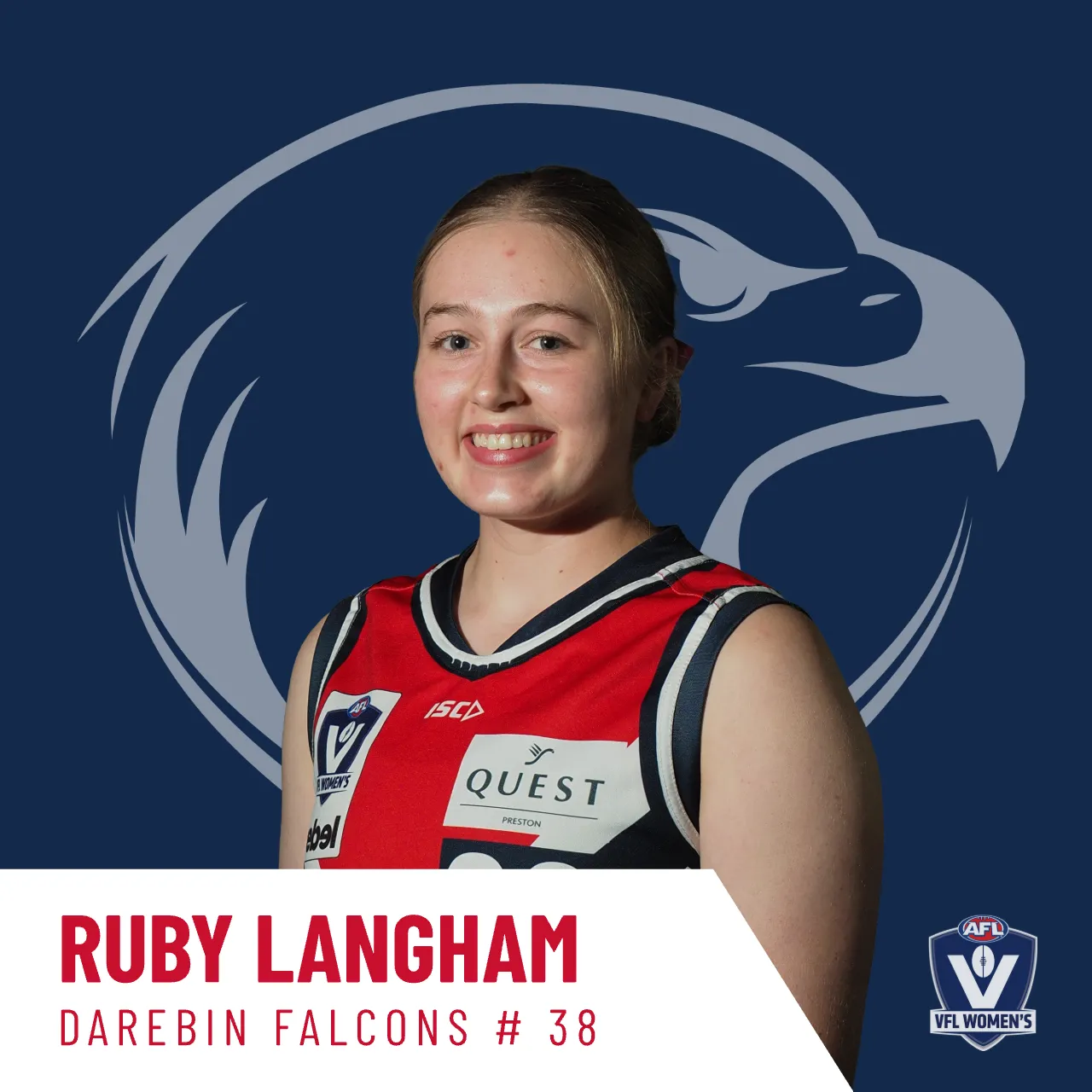 Ruby Langham - Darebin Falcons VFLW #38